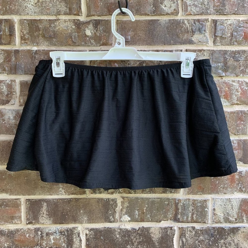 White Stag Swimwear Women's Skirted Bottom Black